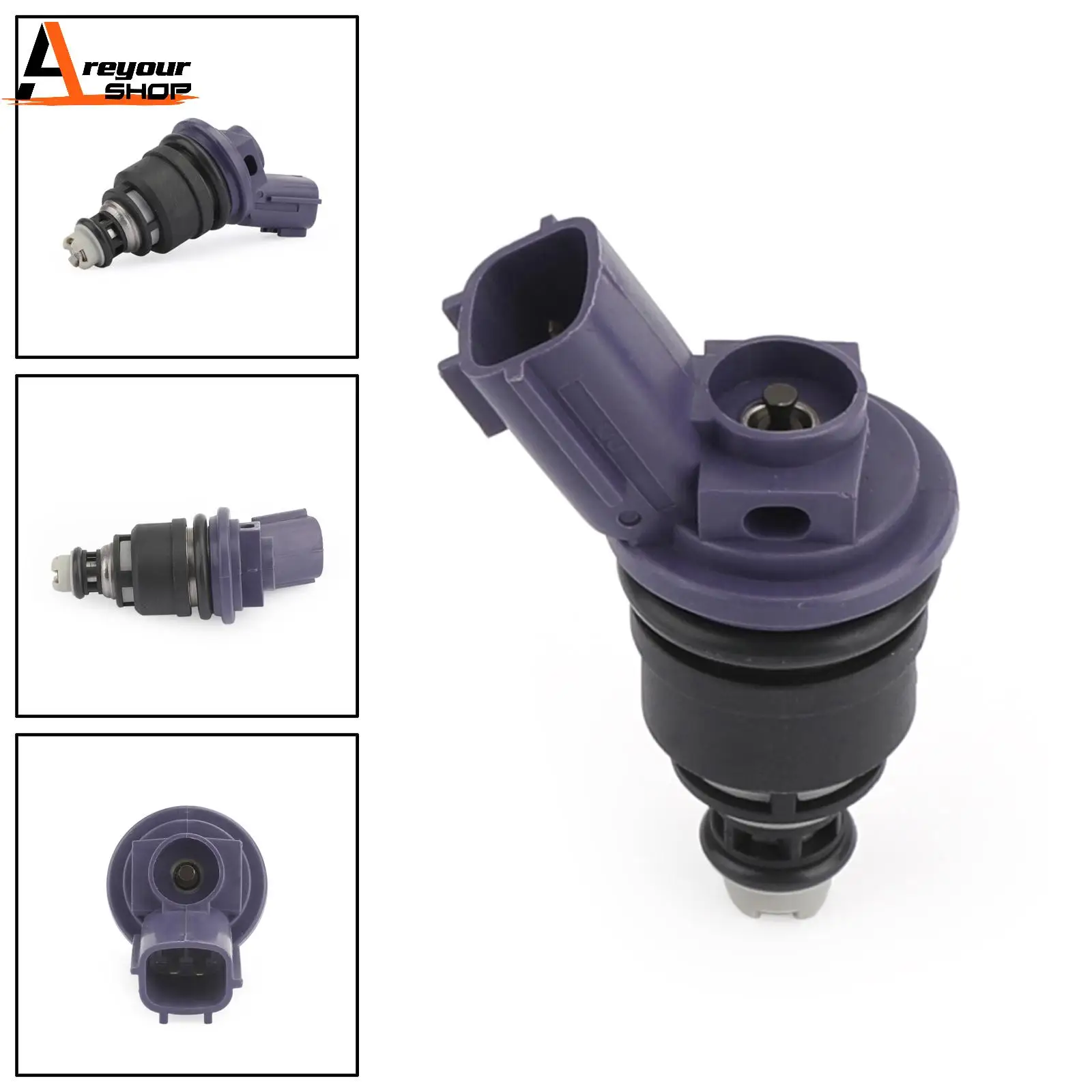 Areyourshop 1PCS 375cc Fuel Injector FITS For Nissan 240SX Silvia KA24DE S13 SR20DET 1991-1998 322-50202 1660067U10 Car Parts