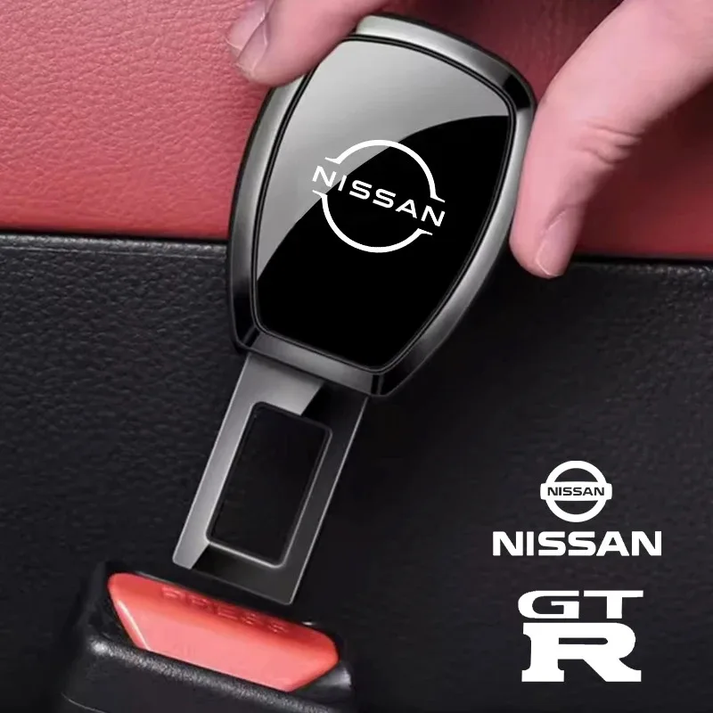 Car Accessories Seat Safe Belt Lock Buckle Plug Extender For Nissan X-trail Qashqai Rogue Sport RogueAltima Versa Juke Leaf