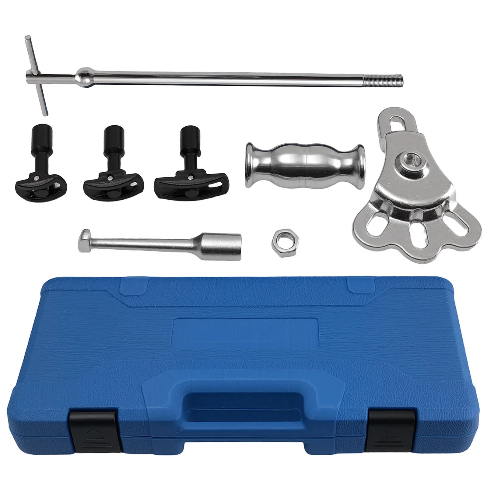 

8 Piece Bearing Puller Set for Vehicle Slide Hammer Kit Chrome Steel w/Storage