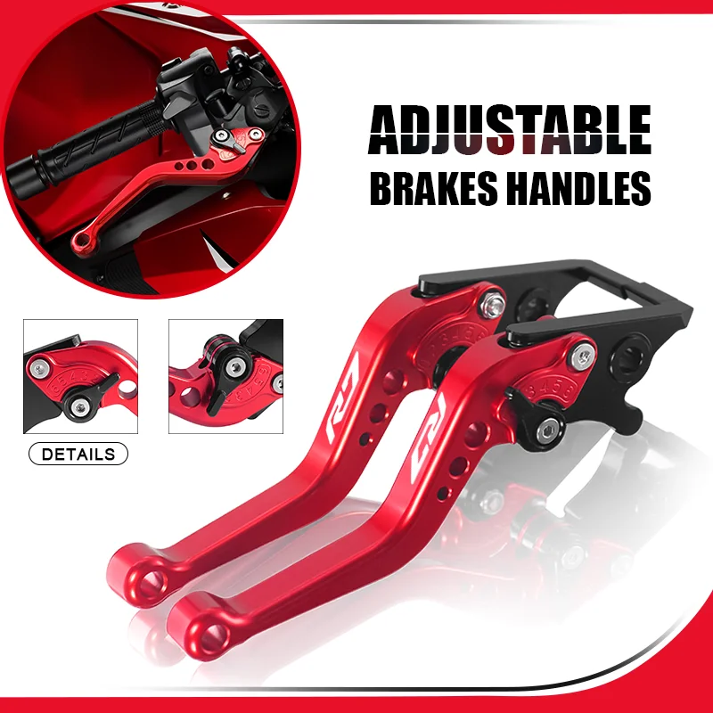 

For R7 2021-2024 R6 2017-2024 R1 R1M R1S 2015-2024 Motorcycle Adjustable CNC Brake Clutch Lever Handle Brake Lever r7 r6 r1