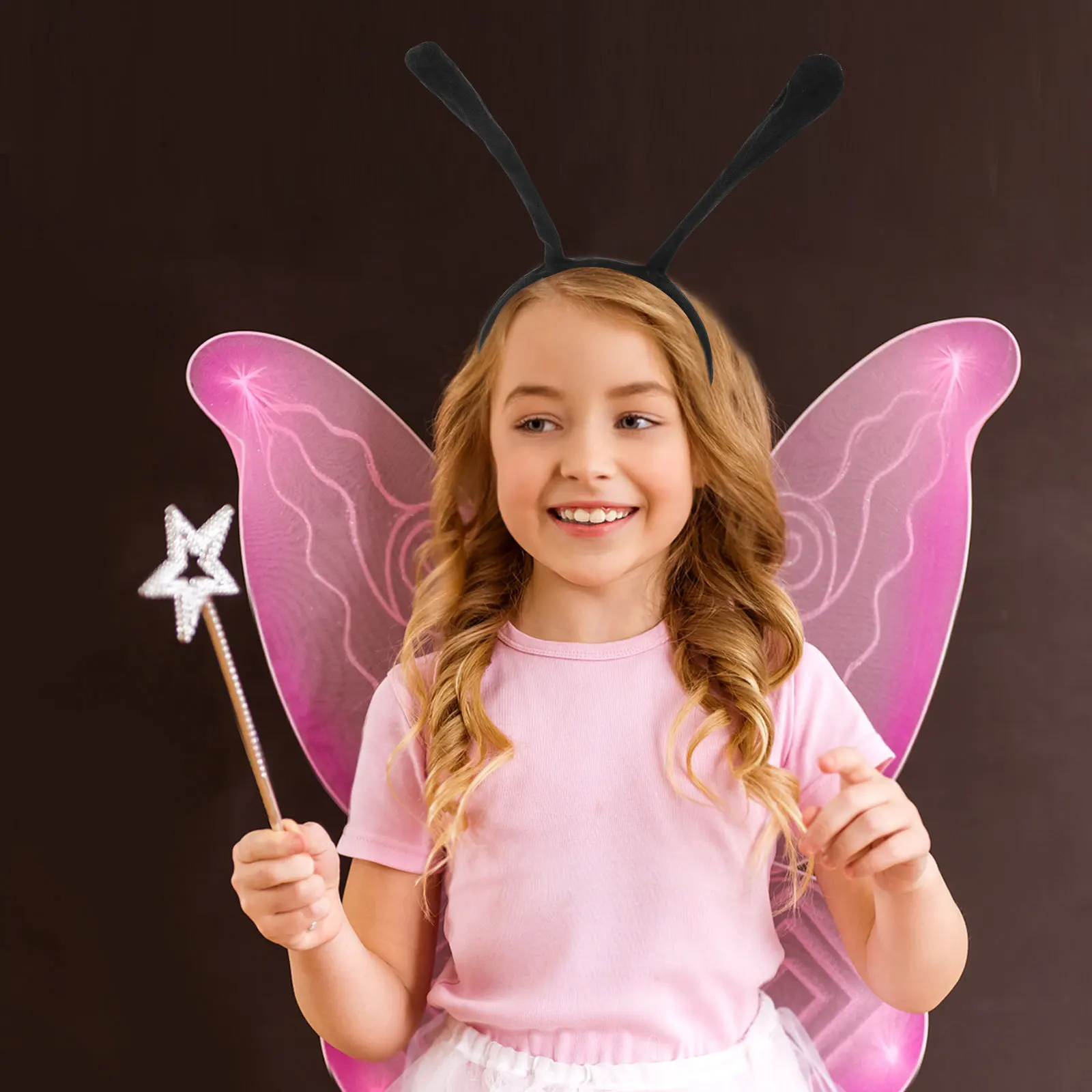 

4pcs Bee Headband Green Lightweight Kids Costume Party Carnival Christmas Easter Nye Accessory Antenna Hair Hoops