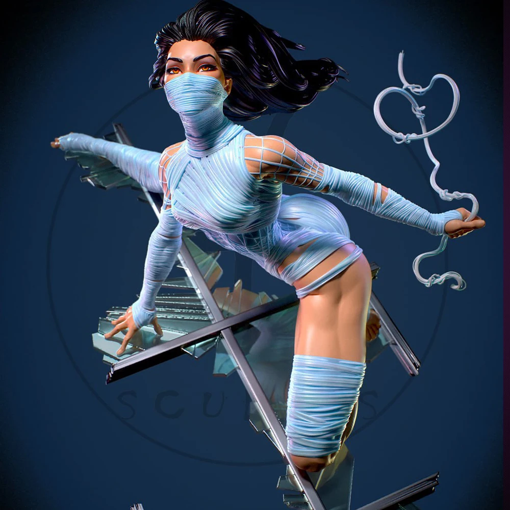 

Belle Silk Sexy Girl Resin Model Kit 3d Printing Doll 1/24 Unassembled Resin Figure Statue Kit Unpainted Toy Gk Plaything Set