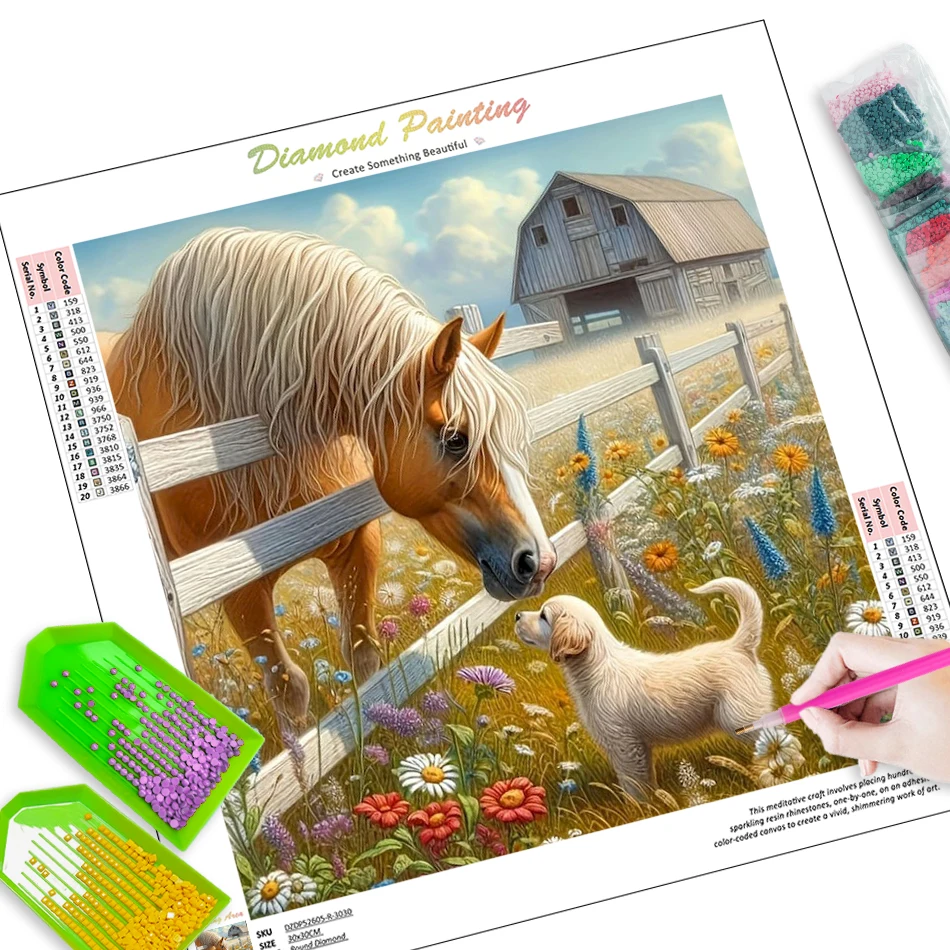 Art Craft Horse - GATYZTORY Alat Lukisan Berlian Hadiah Kerajinan