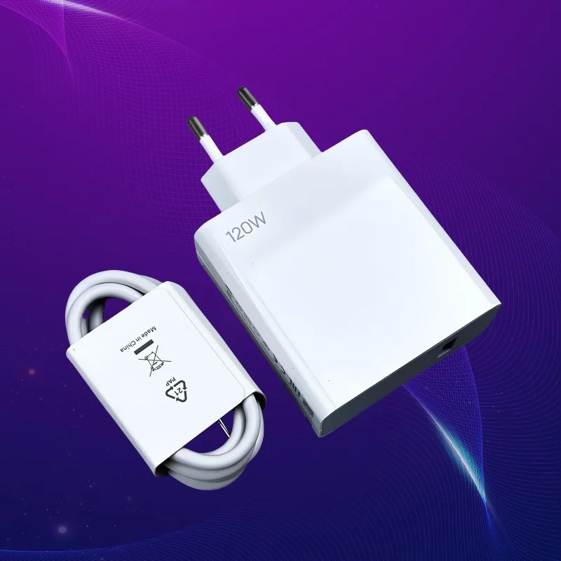Xiaomi Ladegerät 120W EU Schnell-Turbo-Ladung 6A Typ-C-Kabel Datenkabel Für Mi 12 Pro 10 Redmi K30 Pro/10X Pro Poco X4 M4