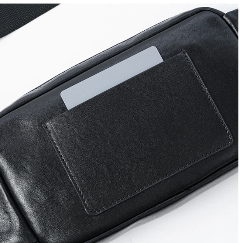 Riñonera de cuero genuino para mujer, riñonera para viajes al aire libre, caminar, senderismo, monedero para mujer, riñonera para hombre