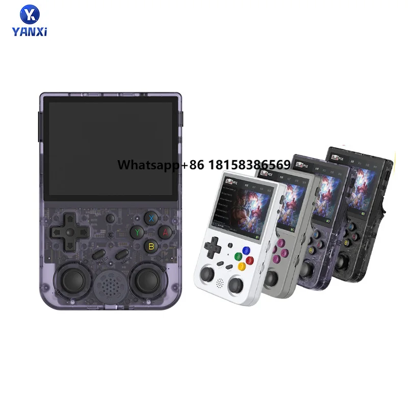 

Support Drop-Ship RG353V Original 3.5 INCH Video Game Consoles Android 11 Linux OS HD Simulator Retro Handheld Game Consoles