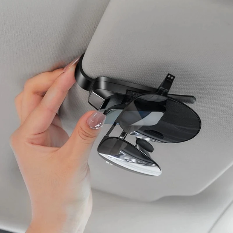 Car Sun Visor Glasses Clip Pressing Switch Eyeglasses Holder For Mercedes Benz W211 W203 W204 W210 W124 AMG W202 CLA W212 view 3
