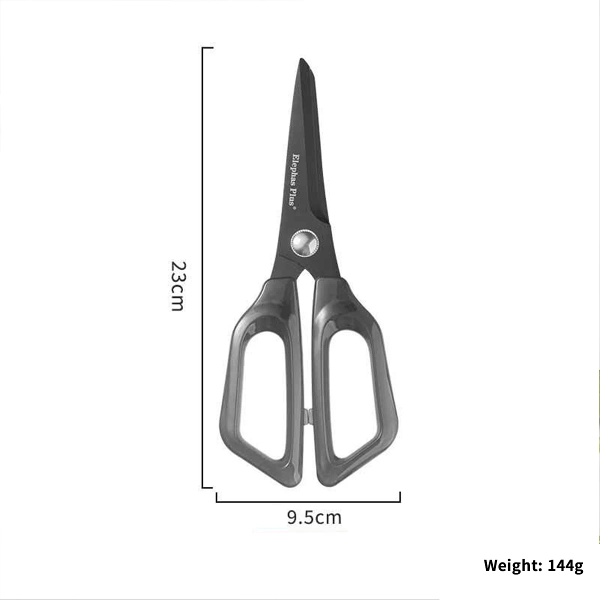 Pro Butcher's Bone Shears | 30Cr13 Stainless Steel for Meat/Fish Processing, Dishwasher-Safe & Anti-Bacterial Surface