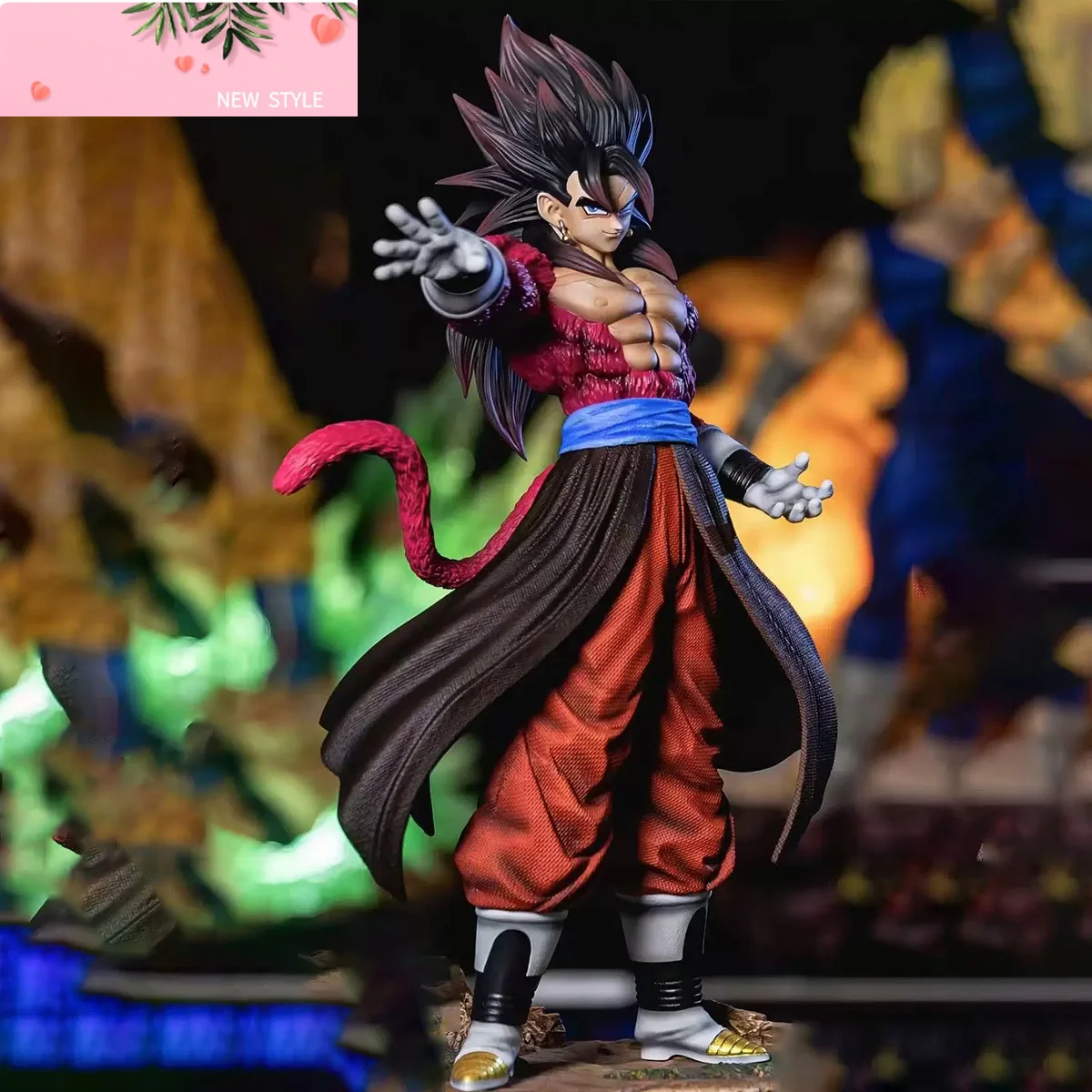 

Dragon Ball Xeno Vegito Figure Super Saiyan 4 Vegetto Action Figures Pvc Statue Collection Model Toys Gift