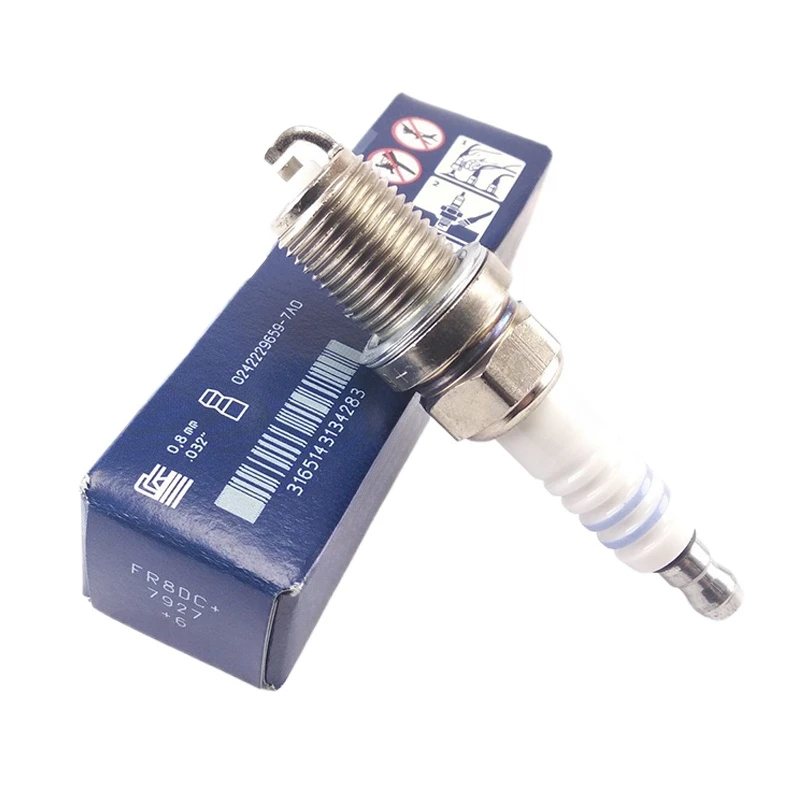 4-6pcs FR8DC+ 7927 Car Ignition Spark Plugs +6 0242229659 for JF03-18-110 A0031596803 441040811666 BCP5E BK5E 12121705914