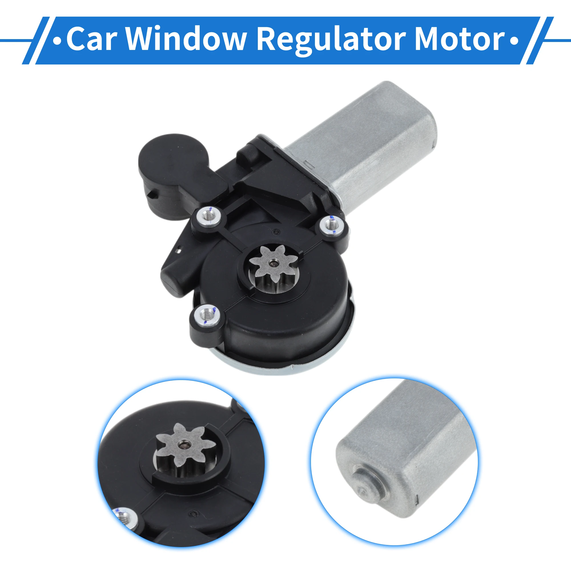 Uxcell motor de elevação do regulador da janela elétrica traseira direita para toyota corolla 2003-2008 sedan 2 pinos motor de elevação de vidro da janela do carro