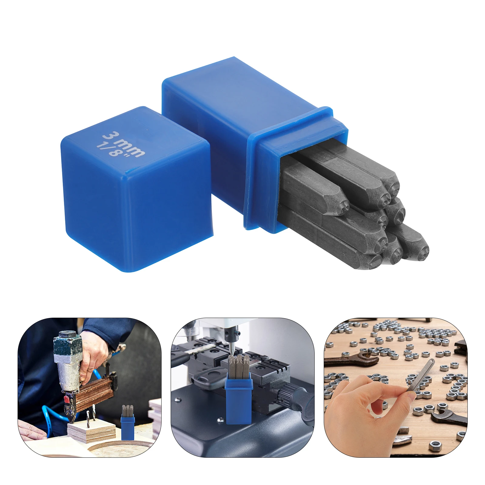 

1 Of Alloy Number Punch Set For Metal Stamping Tools Stamps Set Durable Metal Stamps Diy Leatherworking Tools