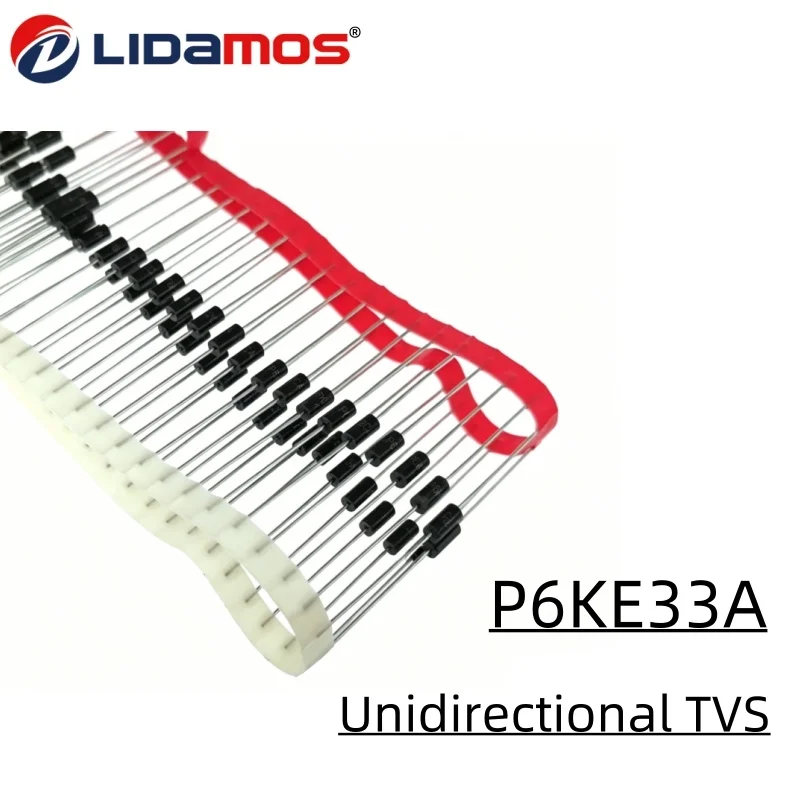 2000PCS P6KE30A P6KE33A P6KE36A P6KE39A P6KE43A P6KE47A P6KE51A P6KE56A P6KE68A P6KE62A DO-15 Unidirectional TVS Diode
