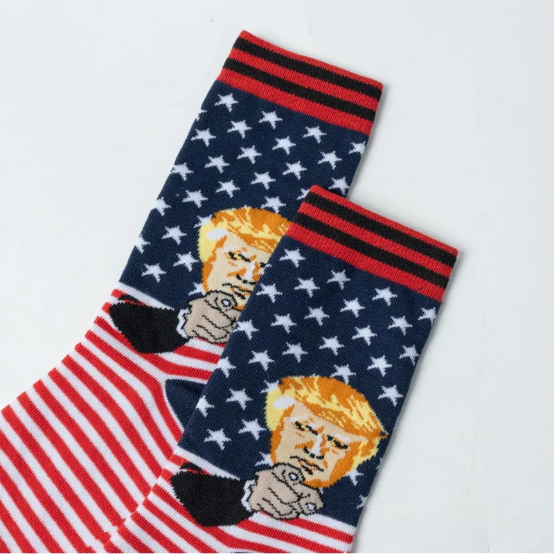 Support Trump's 2024 campaign, bring back patriotic freedom day gifts, let's go to Brandon's fun socks