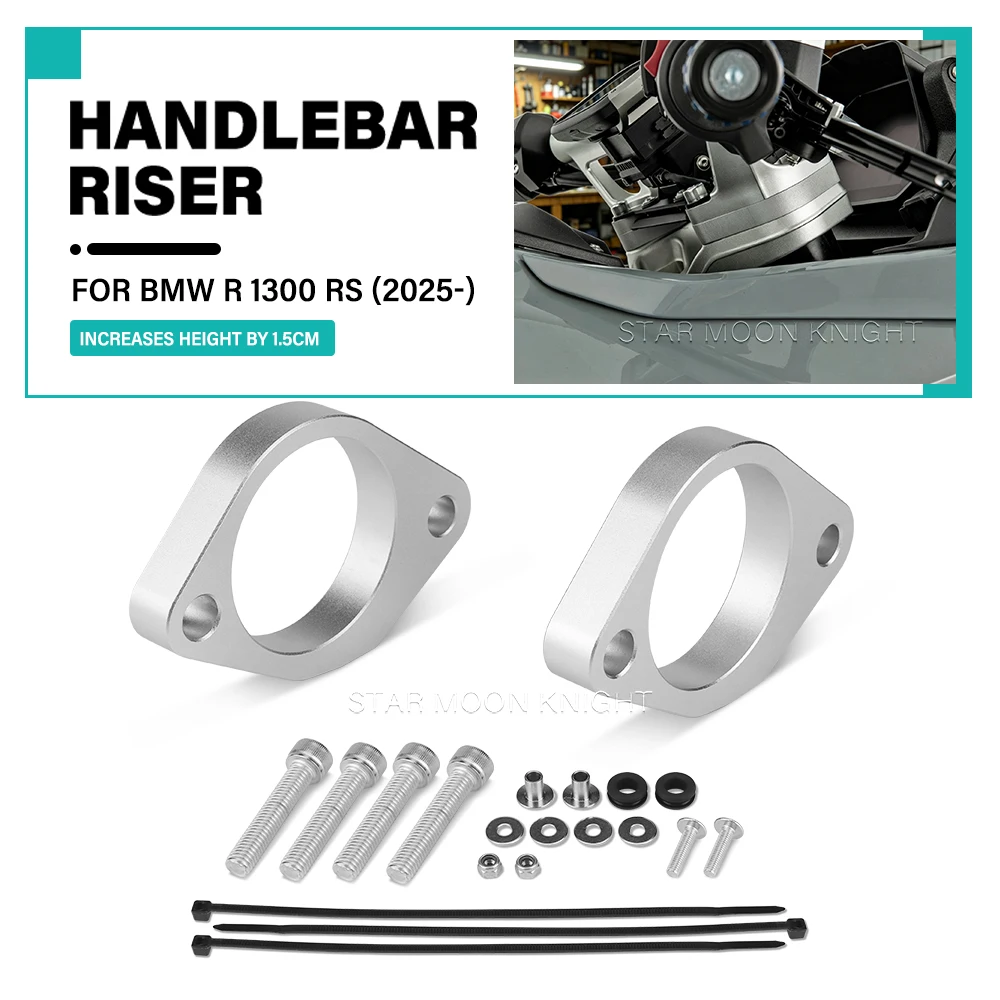 pour-bmw-r1300rs-r-1300-rs-2025-2026-moto-guidon-risers-clamp-hauteur-up-entretoises-cnc-en-aluminium-poignee-bar-riser-mount-kit