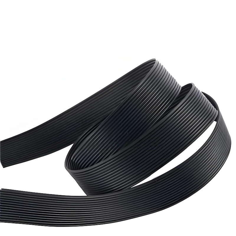 2P 4P 6P 8P 10P Flexible Silicone Ribbon Cable High-Temperature Resistant Extra-Soft Connecting Cable 30/28/26/24/22/20 AWG