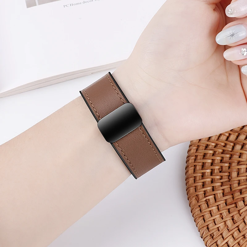 20 مللي متر 22 مللي متر سيليكون + حزام من الجلد ل CMF 3-2-1 برو كوروس بيس Pro-3-2 APEX 4 42 مللي متر شريط مغناطيسي Suunto عمودي 2-1 سباق 2 S تشغيل