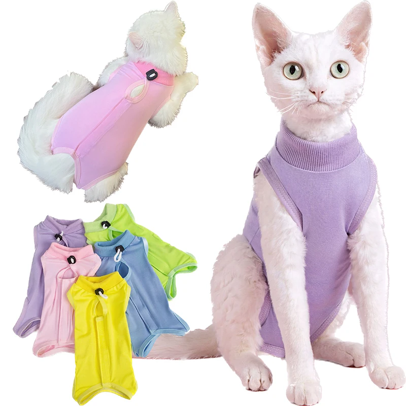 

Cats Surgery Recovery Suit for Small Medium Dog Cat Vest Pet Shirt Soft Pajama After Surgery Wear Recovery Clothes Anti Licking