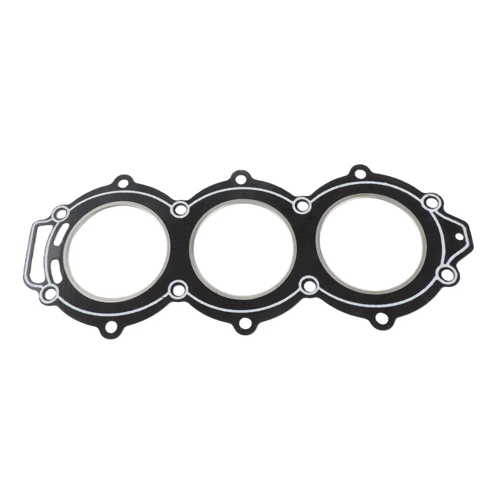 

Outboard Engine 3 Cylinder Head Gasket Aluminium Alloy Rustproof Leak Free 6H3 11181 00 for Yamaha 60-70 HP Outboard Motor
