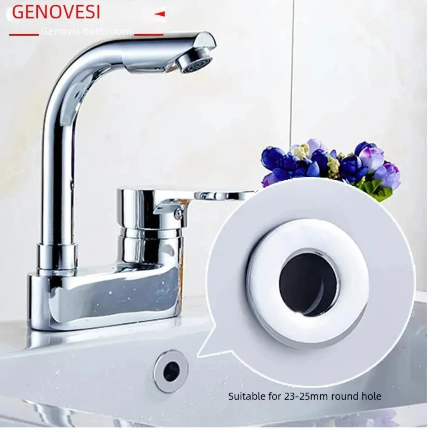 Bellissimo coperchio di scarico per troppopieno decorativo per lavabo in rame per bagno, eleganti accessori per lavabo con troppopieno per lavaggio a mano Ho