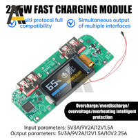 22.5W Fast Charging Module Tft Color Screen Digital Display Fast Charging Mobile Power Bank Mainboard Supports PD/QC/SCP/VOOC