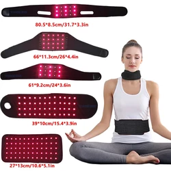 ZONGKUNG cinturón de luz LED roja e infrarroja para alivio del dolor de cuerpo completo, envoltura para quemar grasa, máquina adelgazante, cintura, cuello, muñeca, Barbilla, almohadilla de mano