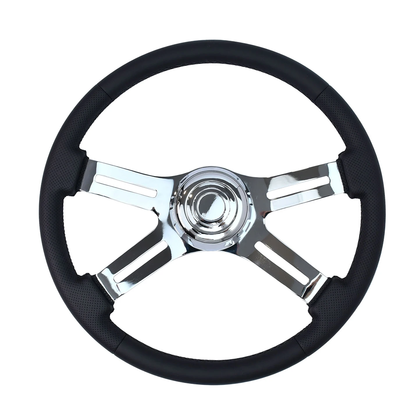 

Black 350mm Microfiber Leather General Motors steering wheel