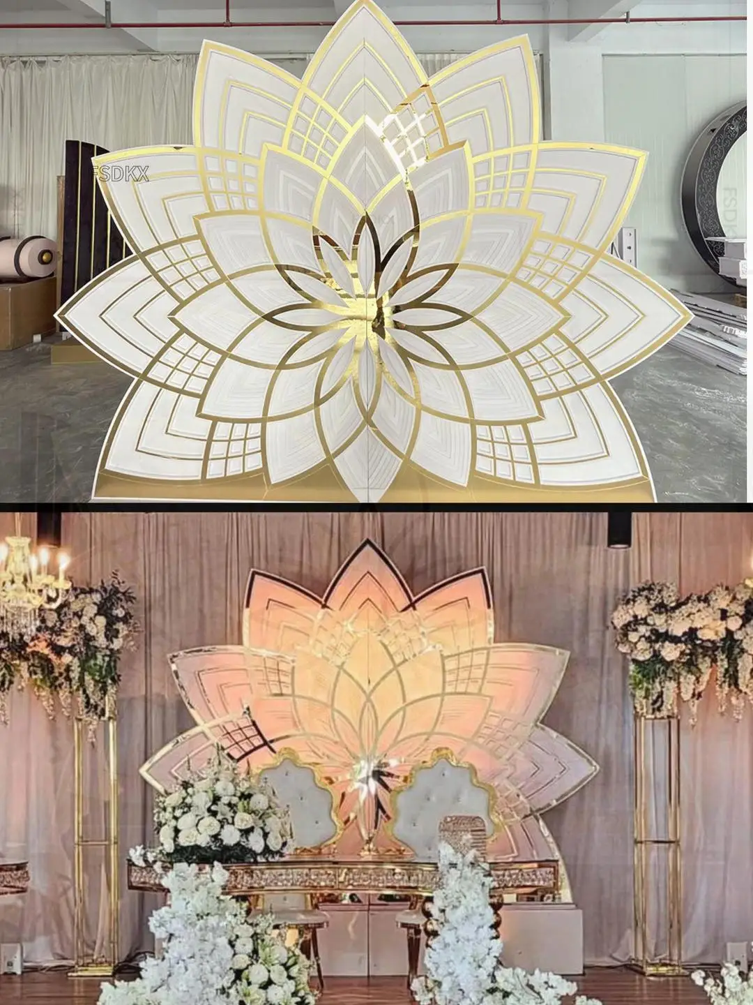 

Luxury party pvc panels backdrops stand for wedding events stage decoration
