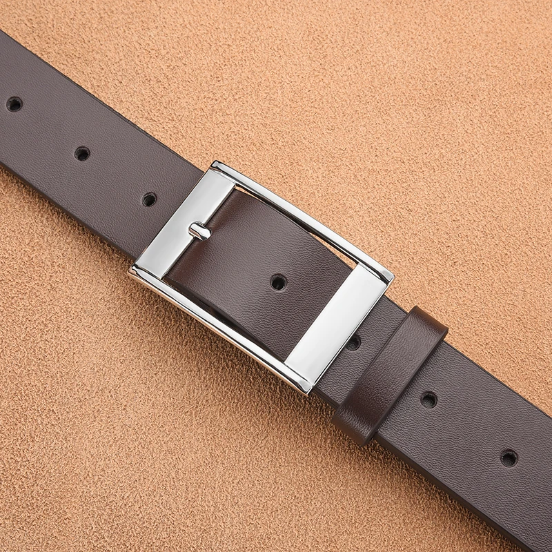 Neuer Luxusgürtel für Herren, PU-Ledergürtel mit Metallstiftschließe, hochwertiger Gürtel einer bekannten Marken-Designer-Marke, Jeansgürtel für Herren – Detail 9