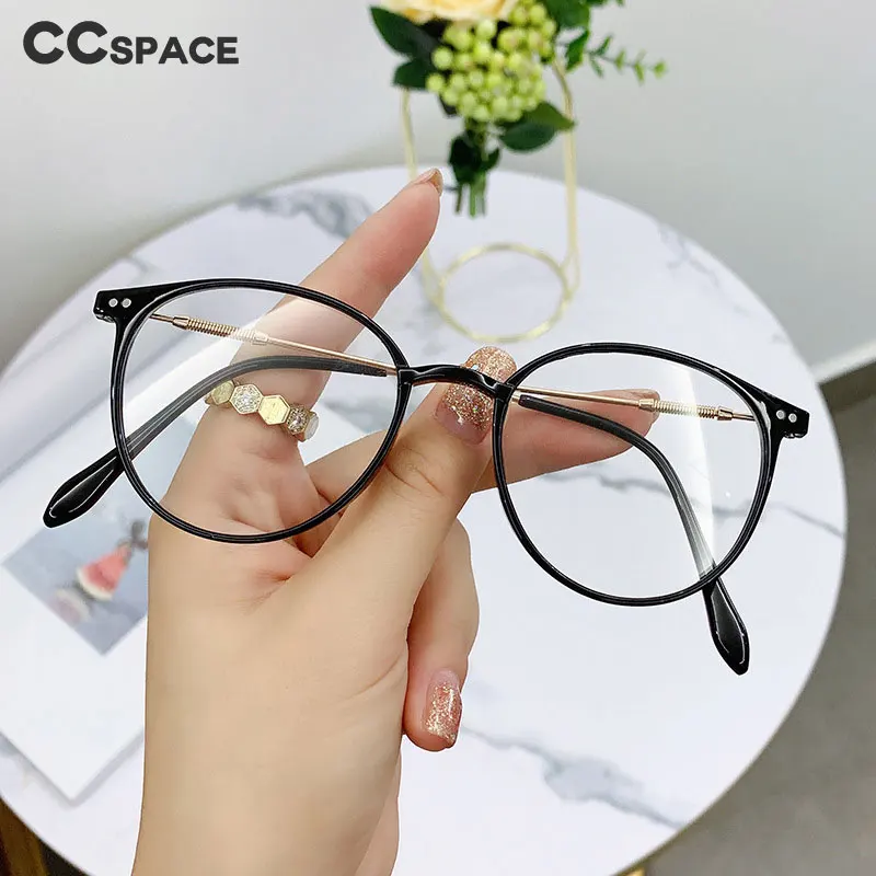 56225 Men Women Finished Myopia Glasses Vintage Round Frame Blue Light Blocking Eyeglasses Nearsighted Glasses Minus 0 To -4.0