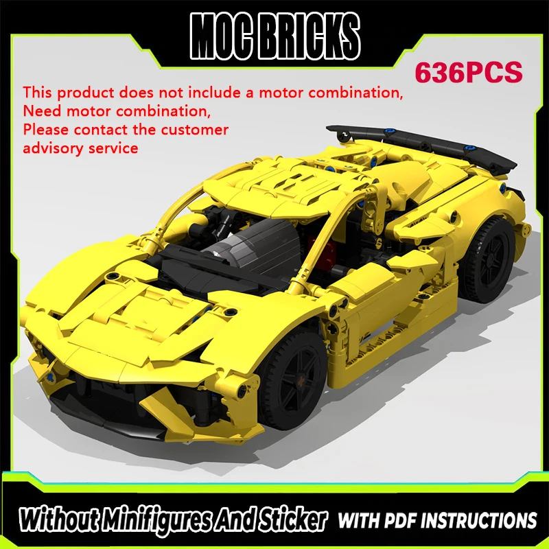 

Конструктор MOC: Модель гоночного автомобиля Corvette Stingray Hypercar. Модульная технология. Подарок на праздник. Набор для сборки. Детская игрушка.