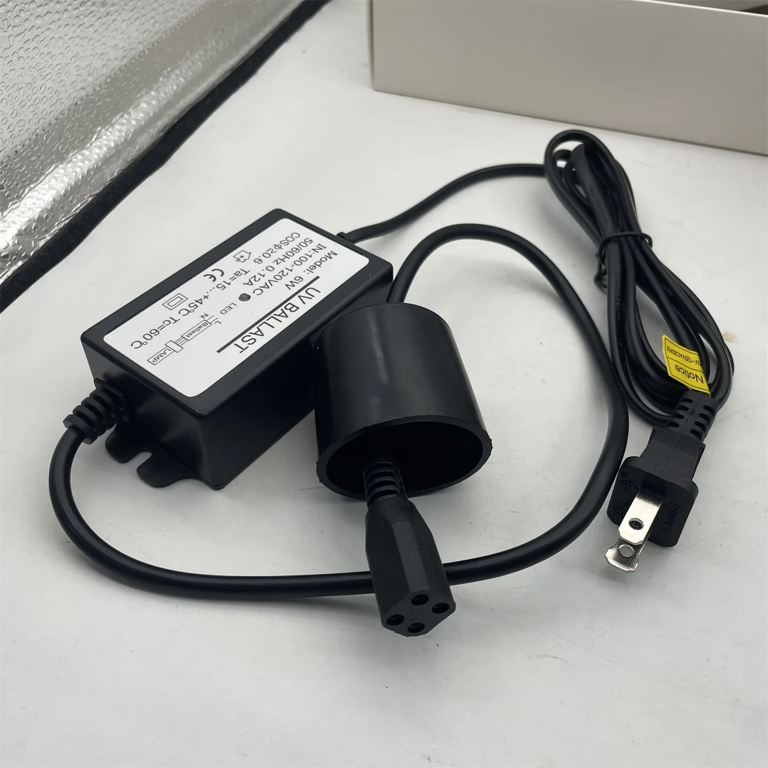 US Plug UV Light Sterilizer Single-ended Four-pin Ballast 110V 4W 6W 12W 16W 25W 55W