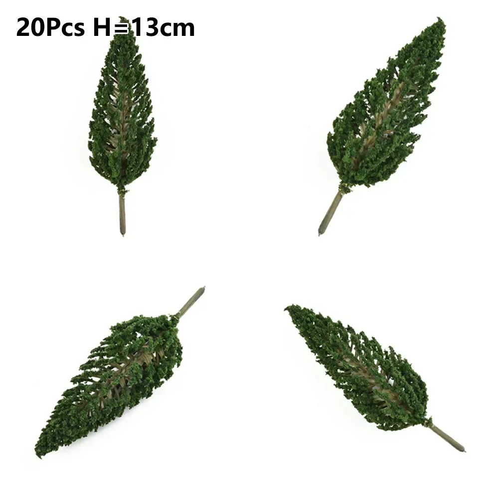 

Incorporate these twenty pieces into your model layouts; each tree stands an impressive thirteen centimeters high
