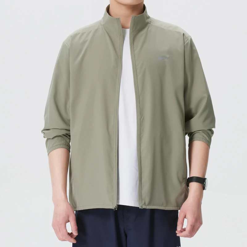 

Nike Jacket Men's Sportswear Fashionable Outerwear Running Fitness Training Stand Collar Casual Top Fb7500-320