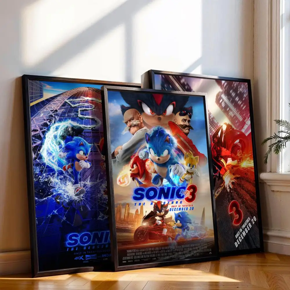 S-Sonics the H-Hedgehog Poster Music Album Cover For Room Canvas Painting Print Art Home Wall Decor Picture Gift