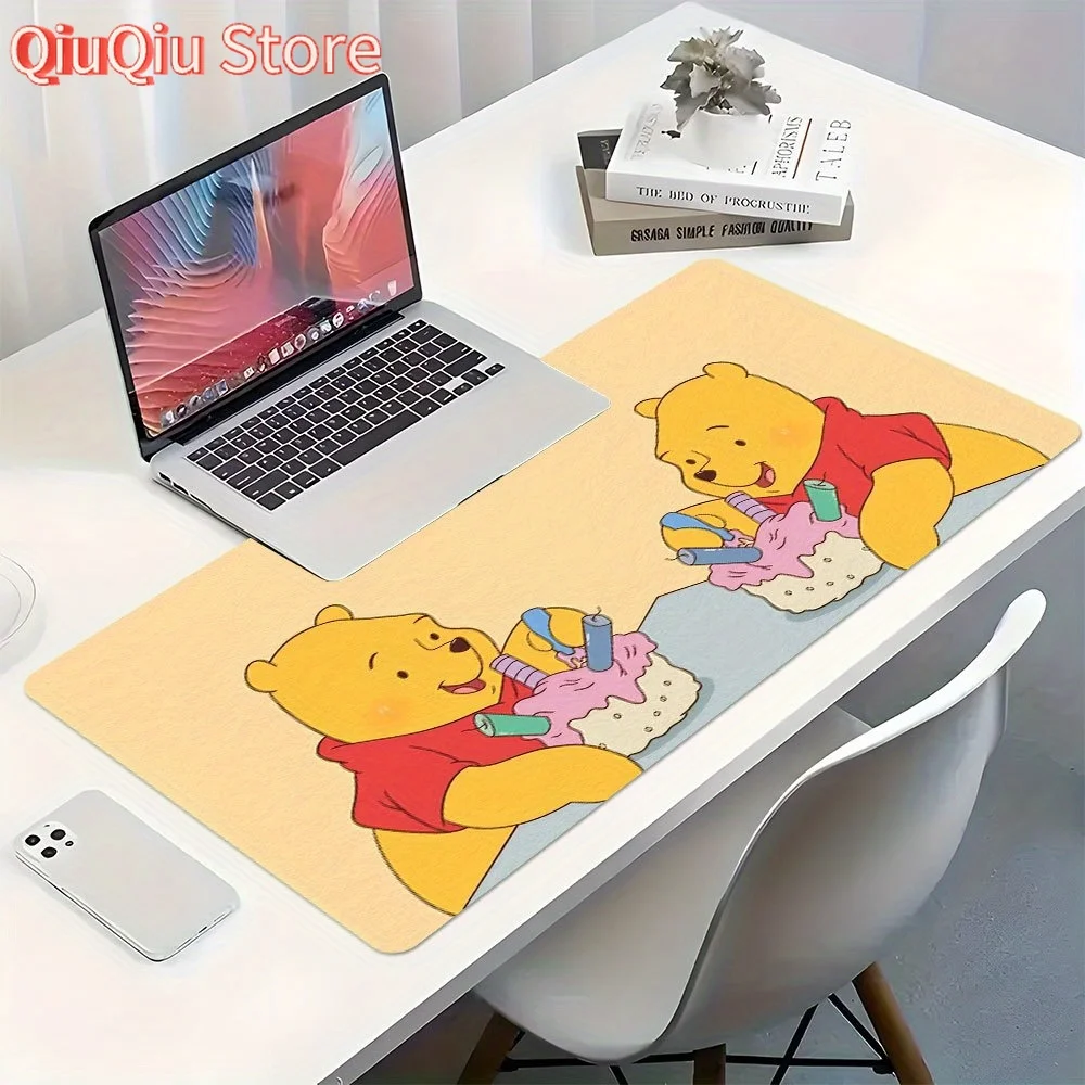 

1 шт. Коврики для мыши Pooh Bear Winnie Многофункциональный большой игровой коврик для мыши - Нескользящий резиновый настольный коврик для геймеров и офисного использования, хо