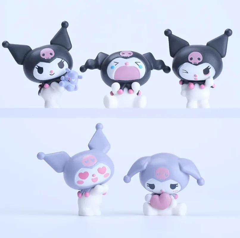 

Новинка в наличии, аниме-фигурка Куроми, милые очаровательные темы, глухая коробка, кавайная мини-фигурка, украшение для рабочего стола, подарки-сюрпризы для девочек