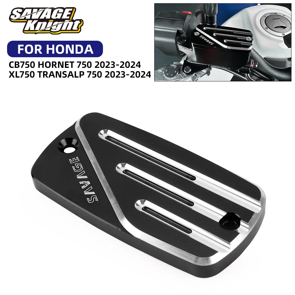 

Motorcycle Brake Master Cylinder Pump Cap Covers For Honda CB750 Hornet 750 XL750 Transalp 750 2023-2025 Fluid Reservoir Cover