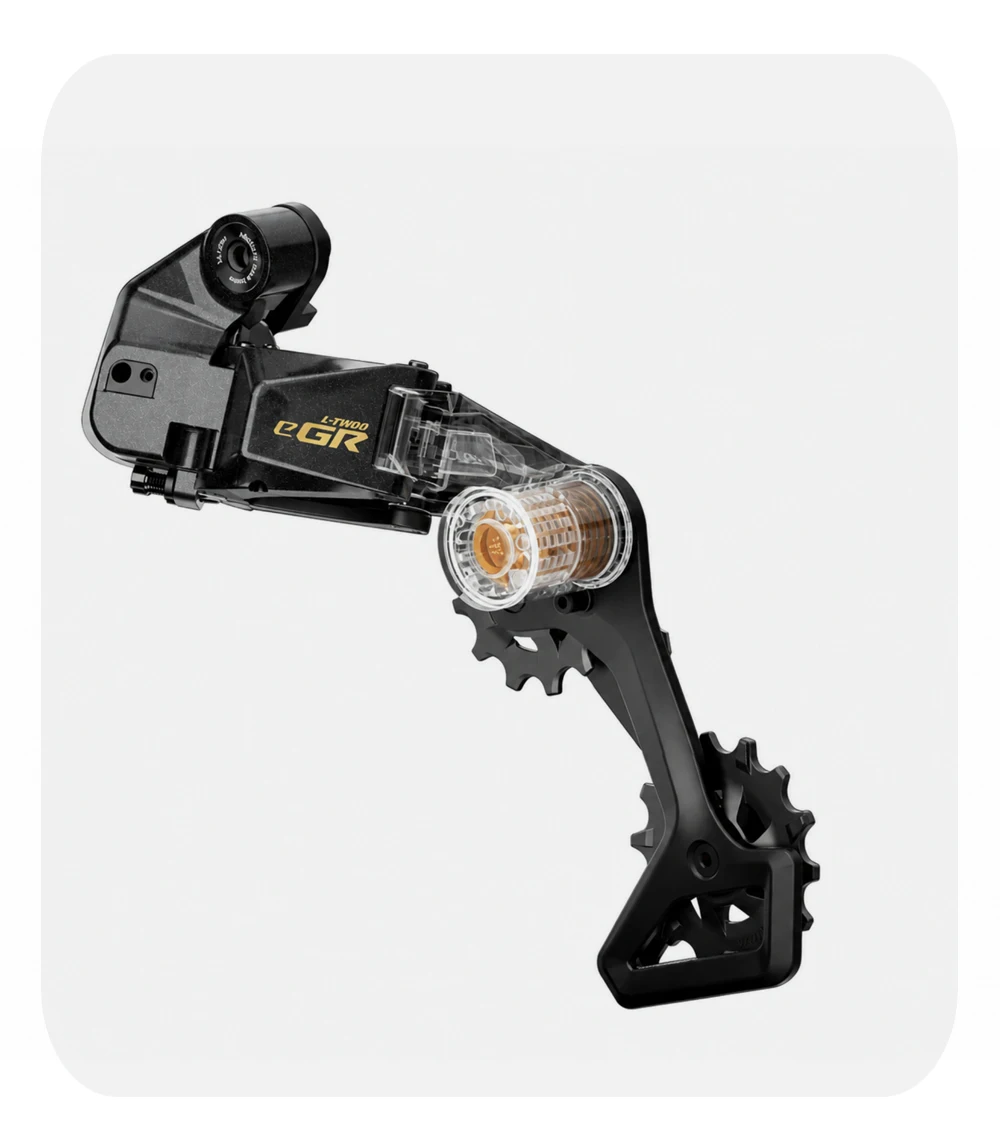 LTWOO EGR 2. Generation Voll-Wireless Gravel Elektronische Schaltgruppe, 1x13-Gang 1x12-Gang 1x11-Gang 1x10-Gang, APP-programmierbar, Kupplungsdämpfungssystem – Detail 11