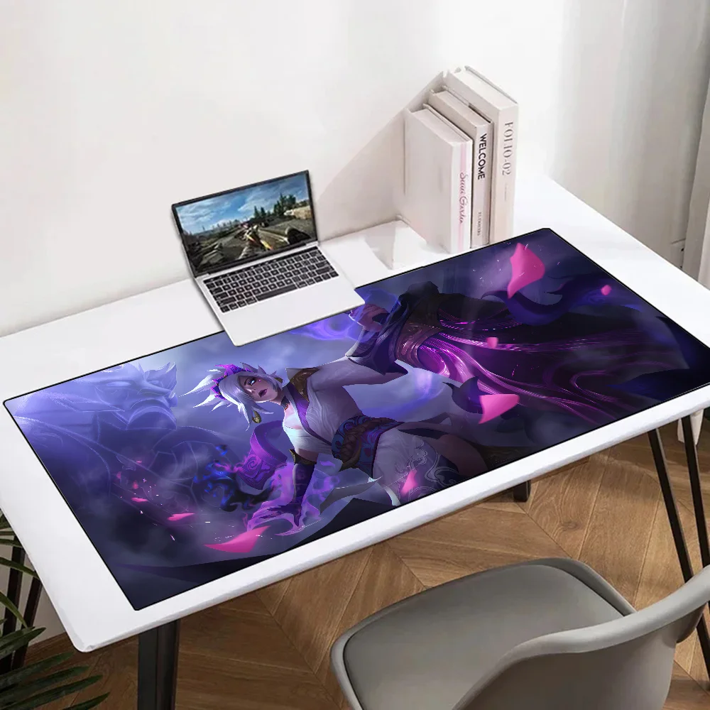 Riven League Of Legends Mousepad Mouse Mat Desk Mat With Pad Gaming Accessories Prime Gaming XXL Keyboard Pad Padding Mat