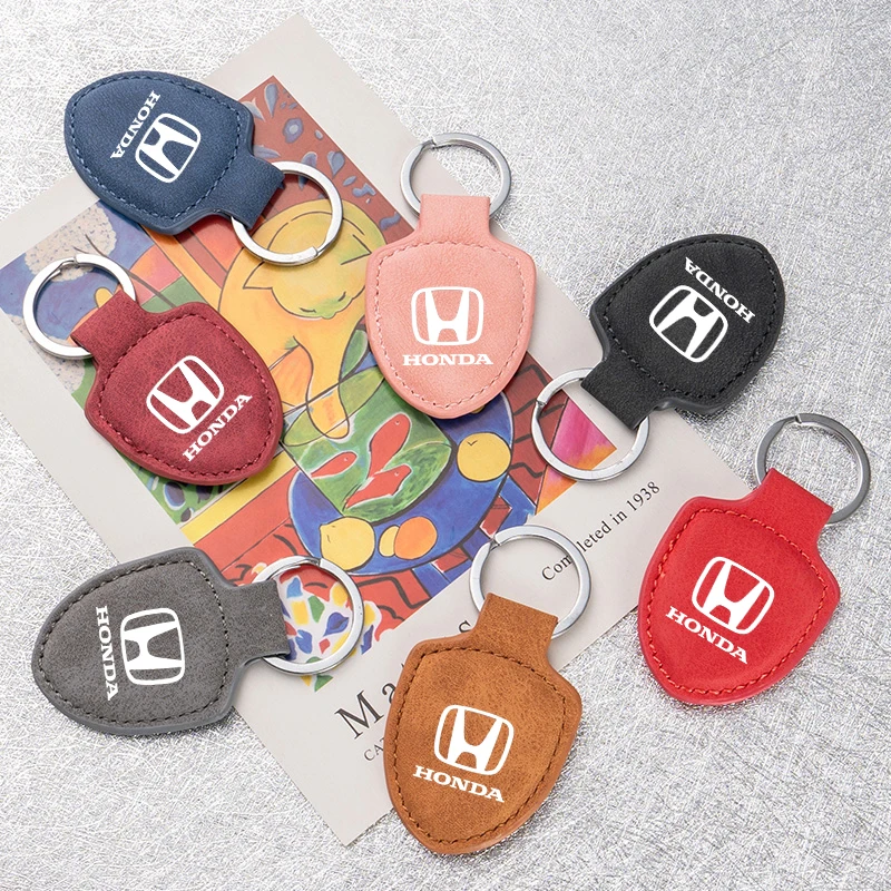 Car Keychain Key Chain Pendant Gifts Auto Accessories For Honda Civic Fit Accord CRV Spirior GIENIA Odyssey CITY Envix Jade XNV