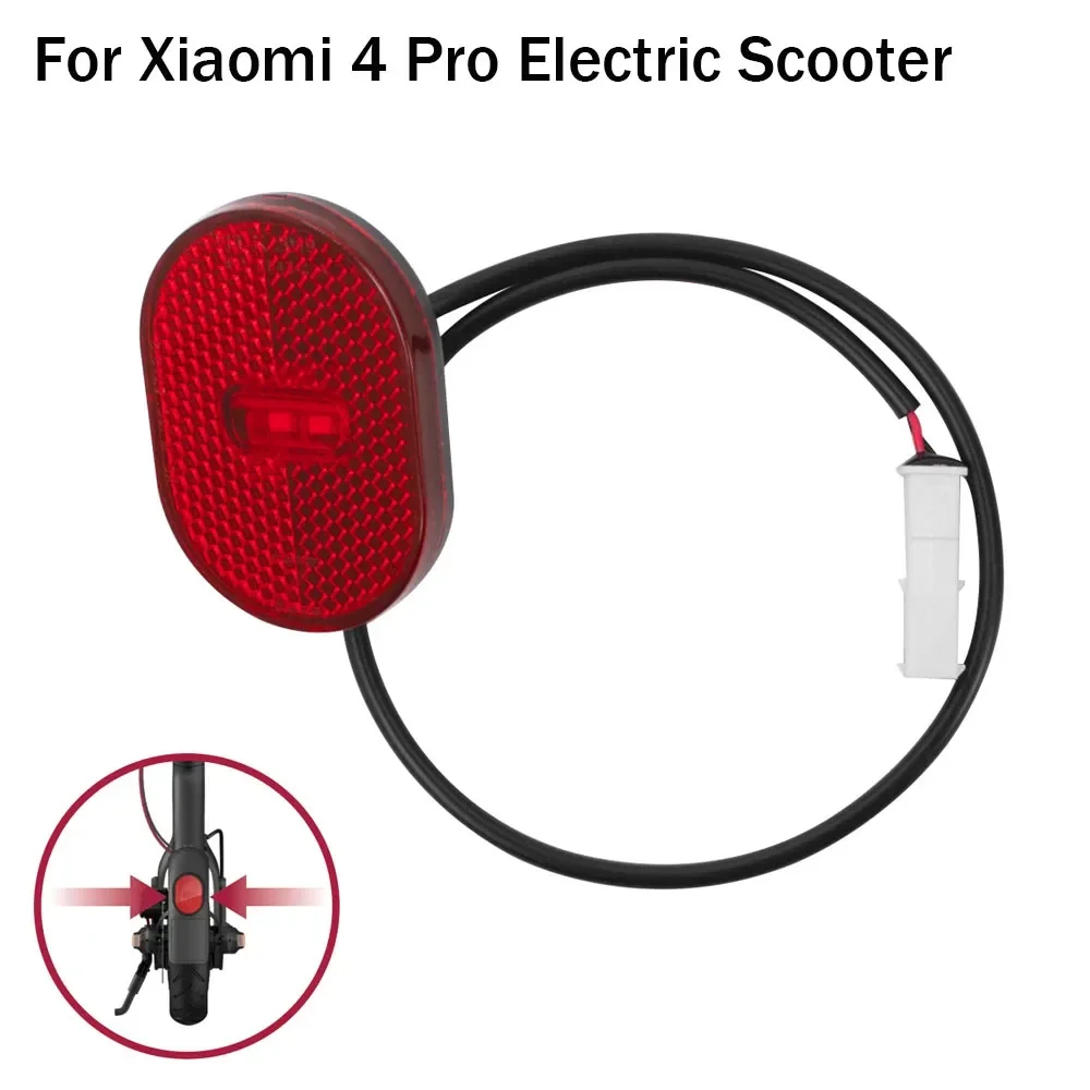 Rear Fender Tail Light For Xiaomi 4 Pro Electric Scooter Waterproof Safty Signal Brake Light Skateboard Stoplight Fenders