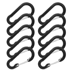 Carabiner Clips Mini Aluminum Alloy Keychain Carabiner Clip D Rings for Camping Hiking Fishing Backpacking