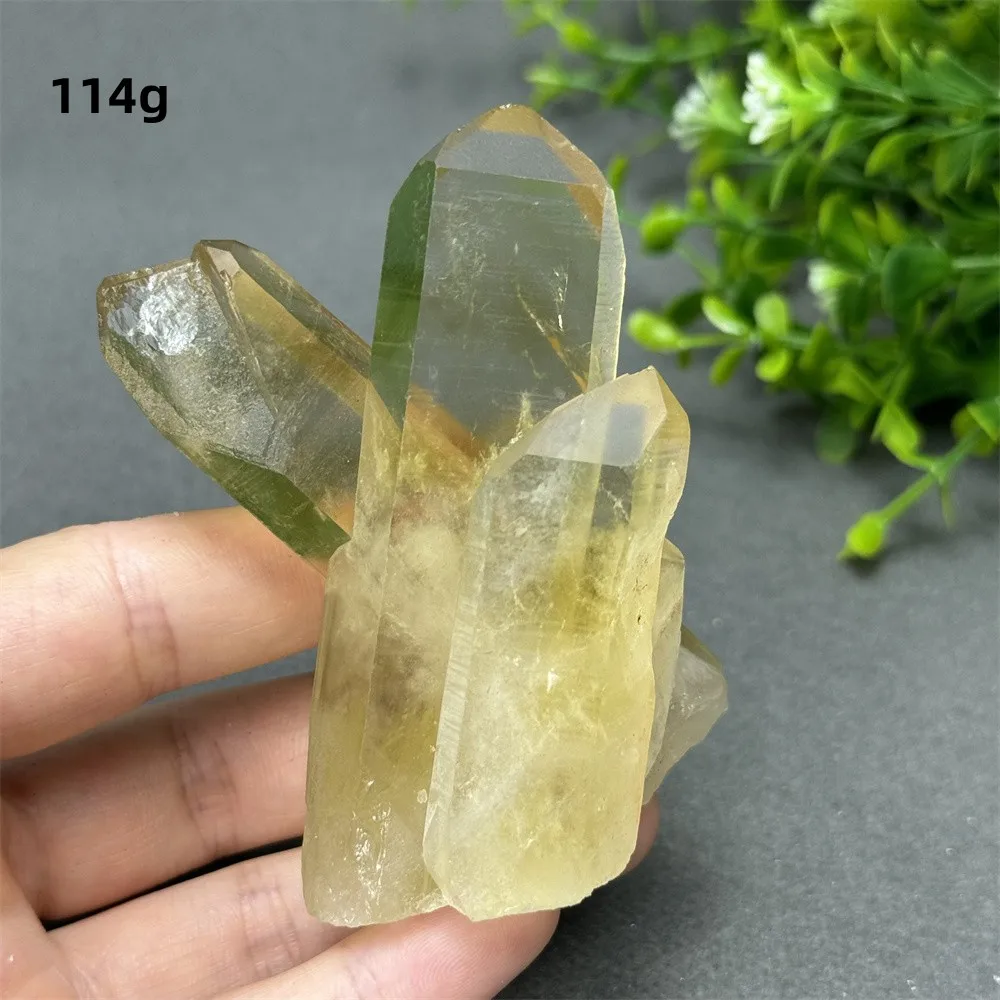 Natural Yellow Crystal Quartz Citrine Cluster Mineral Specimen Treatment Reiki Witchcraft Meditation Energy Home Decor