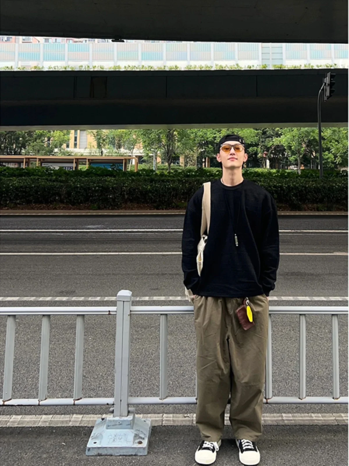 

Pure Bla Oversize Long Sve Hoodie Men's American Sle Autumn Wear for Teenagers oulder-Length Casual Outerwear