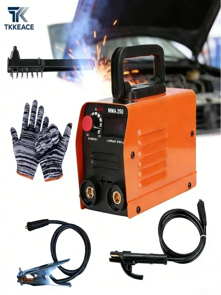 Tragbarer Inverter-Schweißer 250A 220V 3,8KW MMA LIFT TIG MINI IGBT Inverter-Lichtbogenschweißgerät, für Autoreparatur Heimwerker-Schweißgerät 220V 10-200A