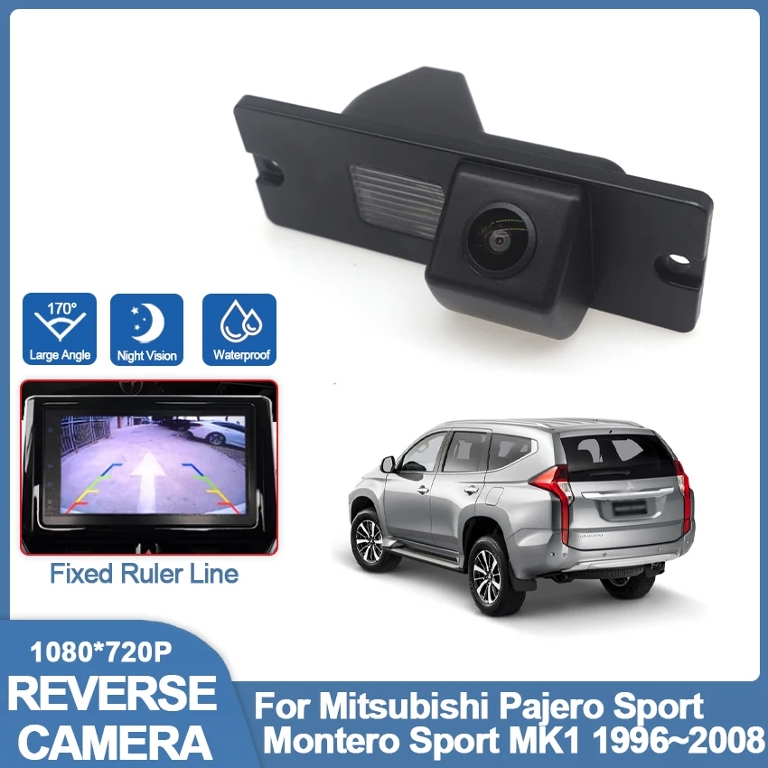 

Car Rear View Reverse Backup Camera For Mitsubishi Pajero Sport Montero Sport MK1 1996~20007 2008 For Parking HD Night Vision