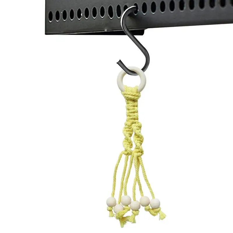 Banana Rope Hanger Banana Hook Holder Cotton Rope Hanging Under Cabinet Banana Macrame Holder For Home Kitchen Kitchen Organizar