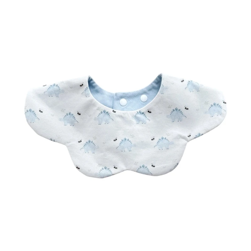 360 Degree Rotating Petal Design Baby Bib Water Proofing Absorbent Saliva Towel 425F