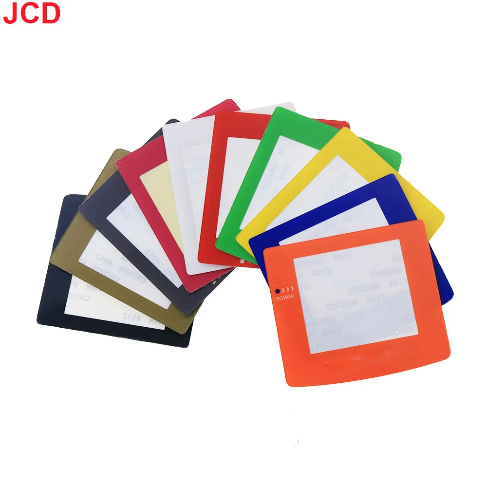 JCD 1pcs For Nintend GBC Multicolor Plastic Screen Lens Protector For GameBoy Color Screen Plastic Mirror Panel Game Console